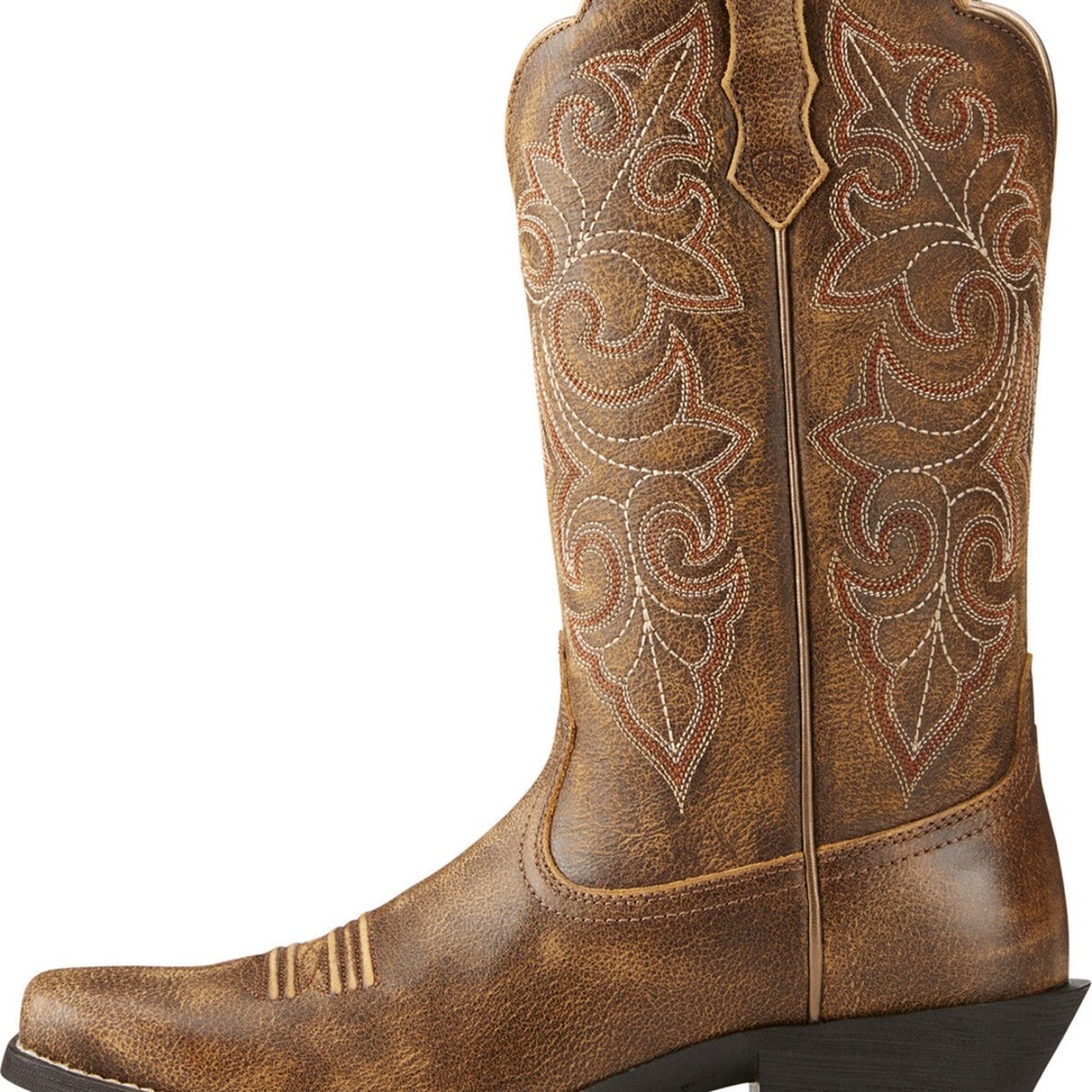 Ariat Tan Leather Cowboy Boots